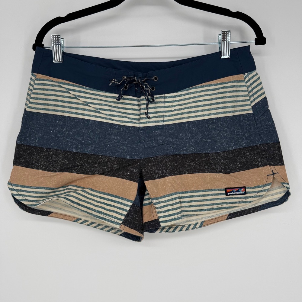 PATAGONIA WAVEFARER BOARDSHORTS STRIPED SIZE 6